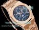 MK Factory Swiss Clone Audemars Piguet Royal Oak Rose Gold Blue Dial Moonphase Watch (2)_th.jpg
